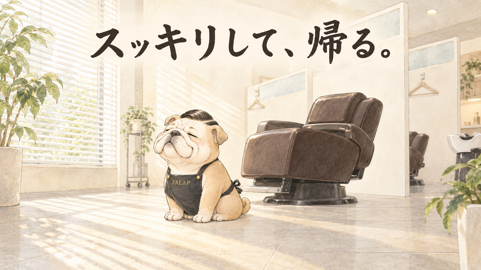 顔そりは「気持ちいい」が主役です｜眉と目のまわりが整うと、顔の印象が変わる｜春日市FALAP